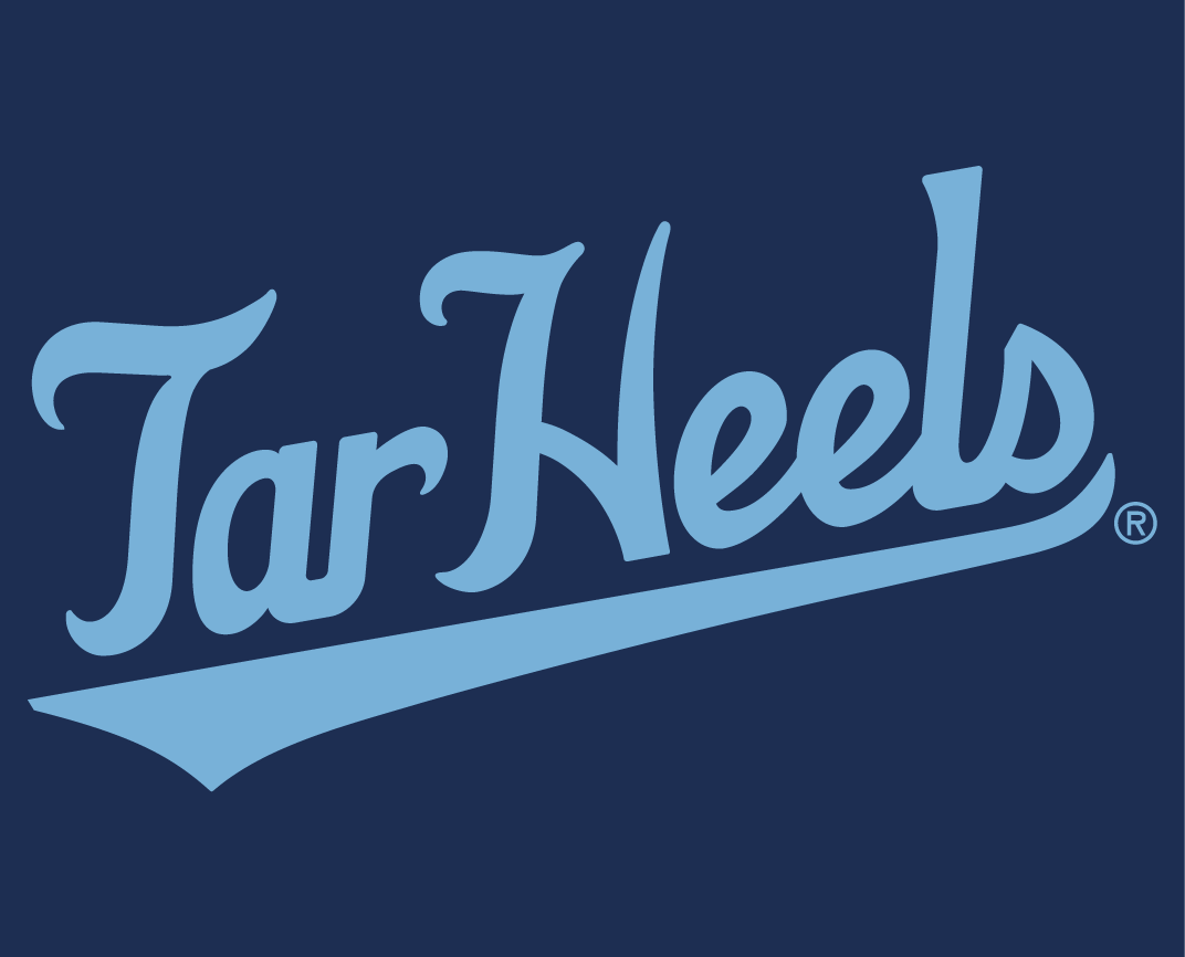 North Carolina Tar Heels 2015-Pres Wordmark Logo v12 iron on transfers for T-shirts